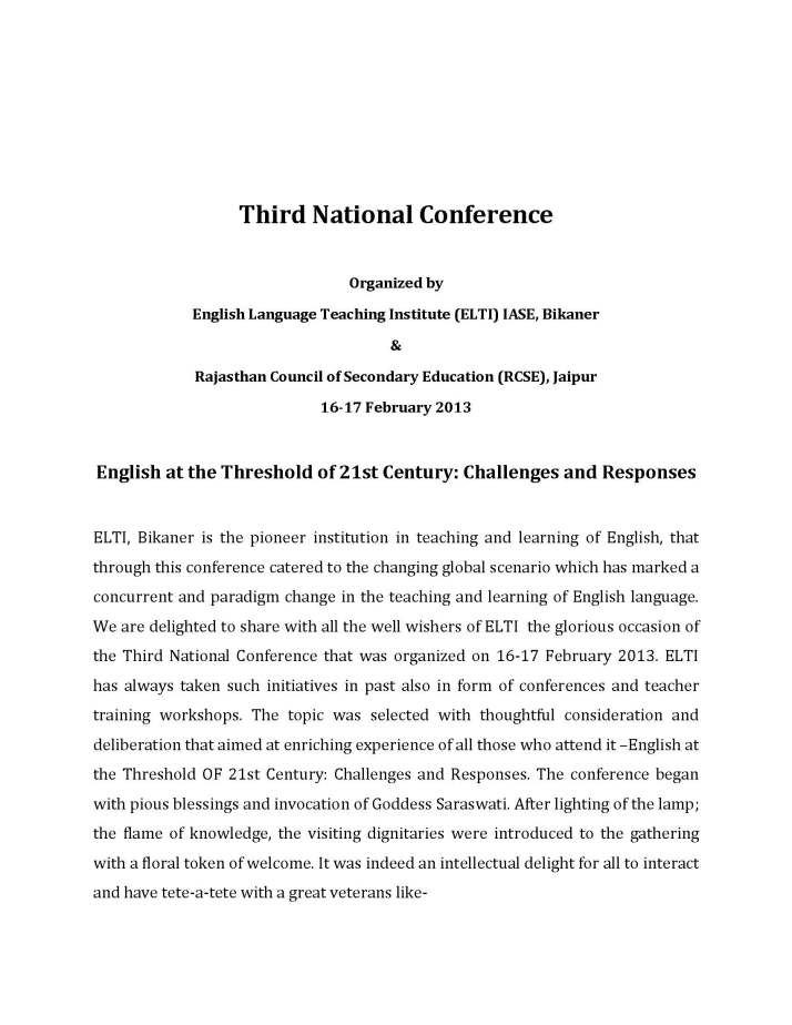 Third National Seminar 16-17 Feb 2013 - A Report_Page_1